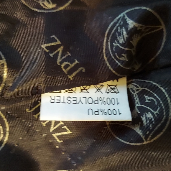 ANZHIGUO (58) 100%PU JACKET BROWN. INSIDE LOGO JPNZ. - Picture 7 of 9